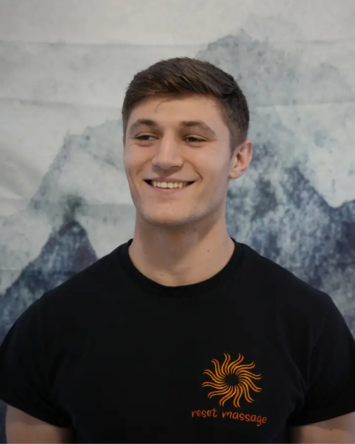 Lloyd, founder and massage therapist at Reset Massage in Tunbridge Wells